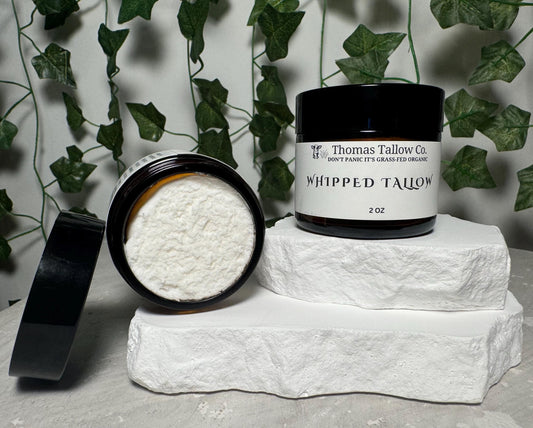 Pure Whipped Tallow — One ingredient - Organic Grass-Fed Beef Suet