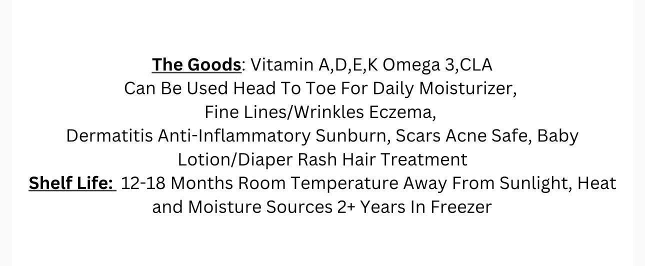 Lavender Infused Whipped Tallow 100% Organic Grass-Fed Pasture Raised Beef Tallow